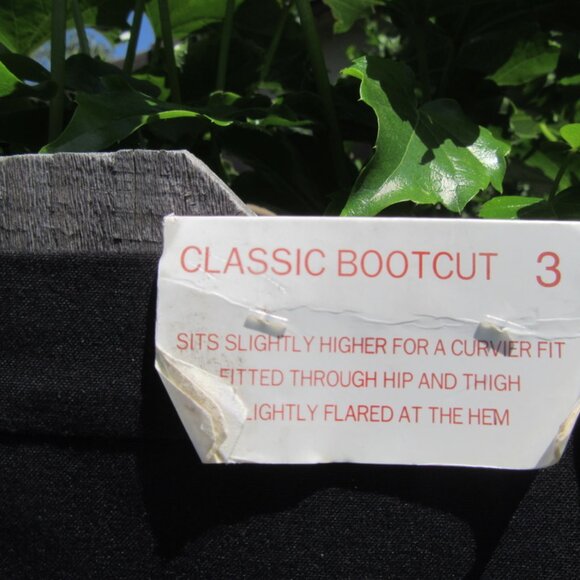 Brand New Hollywould Black Classic Bootcut Pants Slacks Size 3 Simply Slender - Picture 6 of 9